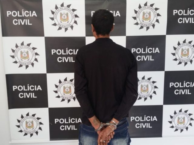 Polícia Civil prende um dos envolvidos em tentativa de latrocínio, em Barros Cassal