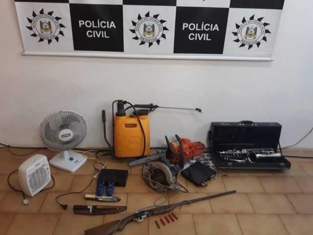 Polícia Civil e Brigada Militar realizam operação de combate ao tráfico de drogas e furtos em São José do Herval