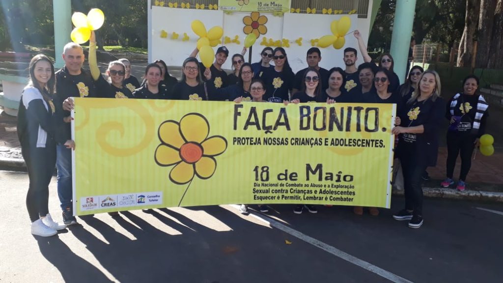 CREAS promove caminhada alusiva de combate ao abuso e exploração sexual de crianças e adolescentes em Soledade
