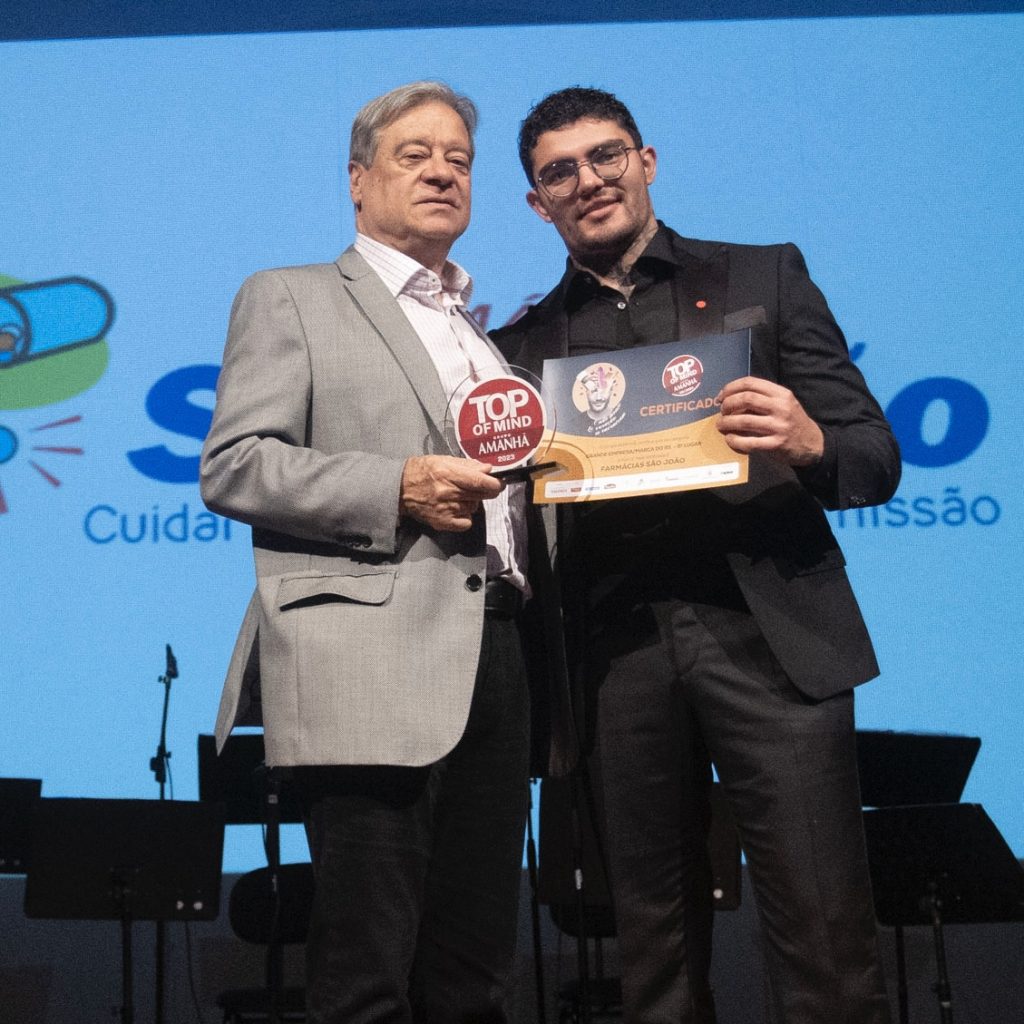 São João é vencedora do Top of Mind 2023 na categoria Rede de Farmácia