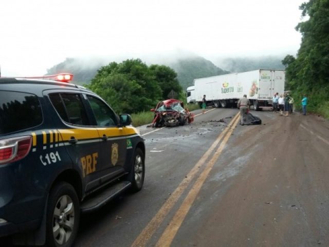 Motorista morre em acidente na BR 386 em Pouso Novo