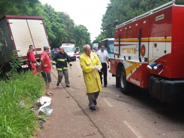 Acidente deixa um morto na ERS 332